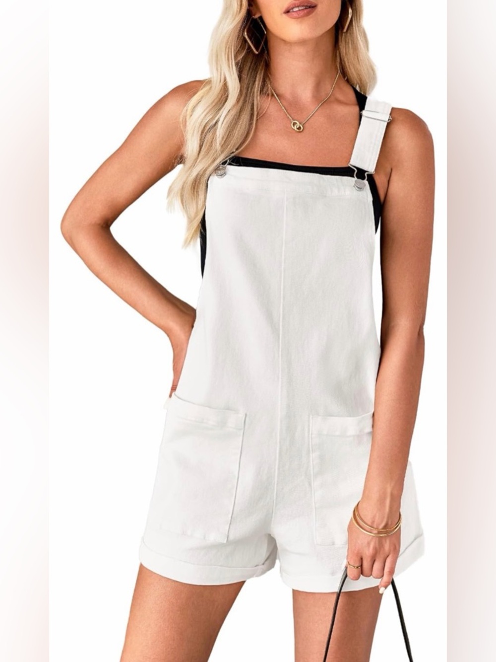 luvamia Short Overalls - size 2XL - creamy white - Picture 5 of 5